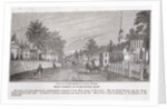 Main street in Worcester by John Warner Barber