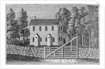 South View of the Friends' Meeting House, Pomfret by American School