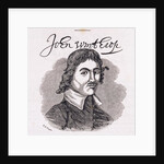 Portrait of John Winthrop from 'Connecticut Historical Collections', by John Warner Barber, 1856 by American School