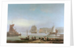 Shipping in an Estuary by Thomas Luny