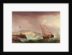 Shipping off Dover by Thomas Whitcombe
