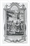 Sir Walter Raleigh ordering the standard of Queen Elizabeth to be erected on the coast of Virginia, 1584 by Taylor Taylor