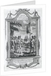 Sir Walter Raleigh ordering the standard of Queen Elizabeth to be erected on the coast of Virginia, 1584 by Taylor Taylor