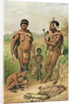 A Bosjesman Family, frontispiece from 'The History of Mankind', Vol.1, by Prof. Friedrich Ratzel, 1896 by Mutzel Mutzel