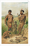 A Bosjesman Family, frontispiece from 'The History of Mankind', Vol.1, by Prof. Friedrich Ratzel, 1896 by Mutzel Mutzel