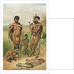 A Bosjesman Family, frontispiece from 'The History of Mankind', Vol.1, by Prof. Friedrich Ratzel, 1896 by Mutzel Mutzel