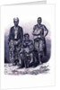 Village chief of the Loango Coast, with wife and dignitary by English School