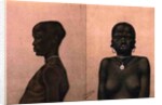 Waganda boy and Dinka girl by Richard (after) Buchta