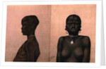 Waganda boy and Dinka girl by Richard (after) Buchta