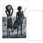 Shillook warrior and girl by Richard Buchta (after)