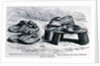 Sandals and pattens from the West Soudan, possibly Mandingo by English School