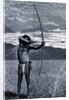 A Veddah of Ceylon shooting with the bow by Emil Schmidt