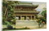Buddhist temple at Kyoto, Japan by Ernst Heyn