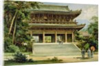 Buddhist temple at Kyoto, Japan by Ernst Heyn