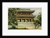 Buddhist temple at Kyoto, Japan by Ernst Heyn
