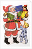 Father Christmas, Victorian Christmas card by English School