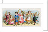 A Merry Christmas, Victorian postcard by English School