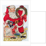 Father Christmas wishing you a Merry Christmas by Anonymous