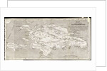 Map of the Island of Santo Domingo by English School