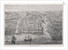 Old Santo Domingo City at the time of Drake's expedition by English School