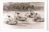 A Coracle Race on the Severn at Ironbridge, Shropshire by English School