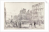 Riots in the West End of London: Mob in St. James's Street, Opposite the New University Club by English School