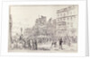 Riots in the West End of London: Mob in St. James's Street, Opposite the New University Club by English School