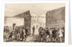 The Unemployed of London: Inscription on the Gates, West India Docks by English School