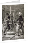 The Petroleum Wells at Baku on the Caspian: Boring a Petroleum Oil Well by English School