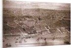 Bird's-Eye View of Liverpool from the Mersey with all the New Buildings by English School
