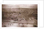 Bird's-Eye View of Liverpool from the Mersey with all the New Buildings by English School