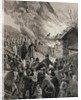 The Rent War in Ireland: Burning the Houses of Evicted Tenants at Glenbeigh, County Derry by Amedee Forestier