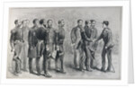 Reception of British Naval Officers by the Mikado of Japan by English School