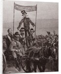 Demonstration on Mr Parnell's Estate, Avondale, Wicklow: The Effigy of the Last Landlord by English School