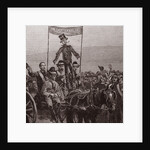 Demonstration on Mr Parnell's Estate, Avondale, Wicklow: The Effigy of the Last Landlord by English School