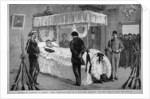 The Funeral of Garibaldi at Caprera: The Body Lying in State by English School