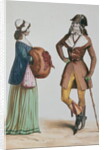 `Incroyable et Merveilleuse', c.1775 by French School