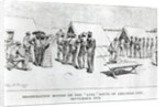 Registration Booths on the 'Line', South of Arkansas City, September 15th 1893 by Charles D. Graves
