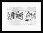 Registration Booths on the 'Line', South of Arkansas City, September 15th 1893 by Charles D. Graves