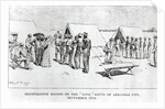 Registration Booths on the 'Line', South of Arkansas City, September 15th 1893 by Charles D. Graves