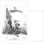 Sheet Music Cover for 'The Conquered Banner', poem by Moina, music by La Hache, pub. by A. E. Blackmar, 1862 by American School