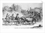 Going to Meeting in 1776, 1876 by American School