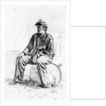 Drummer Boy Taking a Rest During the Civil War by Edwin Austin Forbes