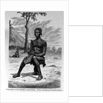 A Harp Player of the Azandeh or Nyam-Nyams by Richard Buchta