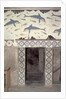 The Dolphin Frescoes in the Queen's Bathroom, Palace of Minos, Knossos, Crete, 1600-1400 BC by Minoan Minoan