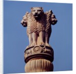 Detail from an Ashoka Pillar by Anonymous