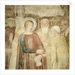 Detail of St. Ranieri in the Holy Land, mid 14th century by Andrea di Bonaiuto