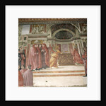 The Angel appearing to St. Zacharias in the Temple, 1485-90 by Davide & Domenico (1449-94) Ghirlandaio