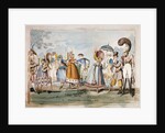 Monstrosities of 1818 by George Cruikshank