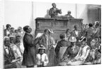 American Sketches: An African American Congregation at Washington by American School